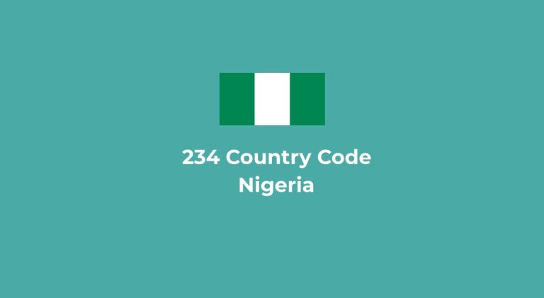 234 Country Code Nigeria