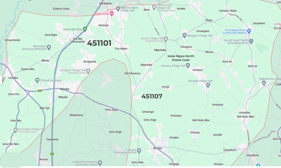 Isiala Ngwa North Postal Code