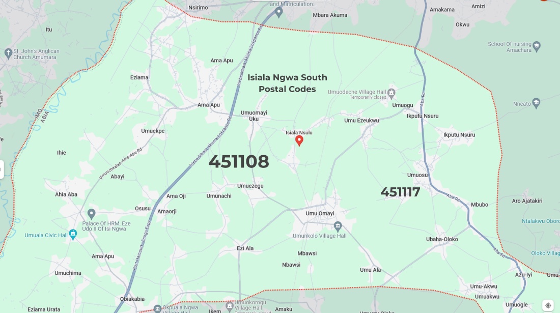 Isiala Ngwa South Postal Codes