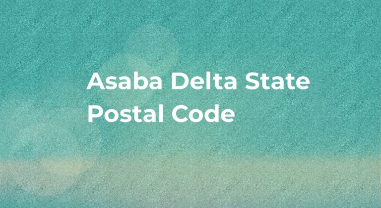 Asaba Delta State Postal Code