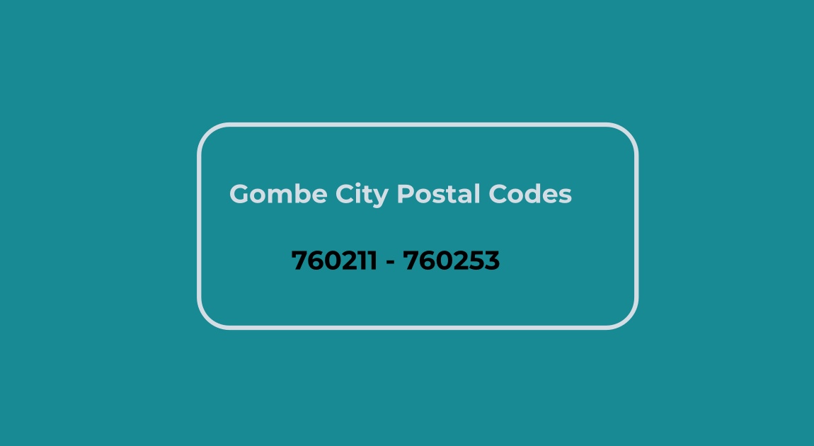 Gombe City Postal Code