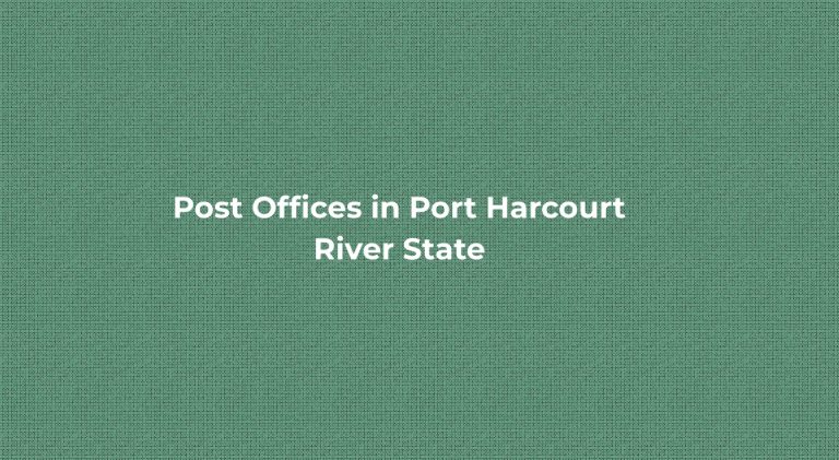 Post Offices in Port Harcourt