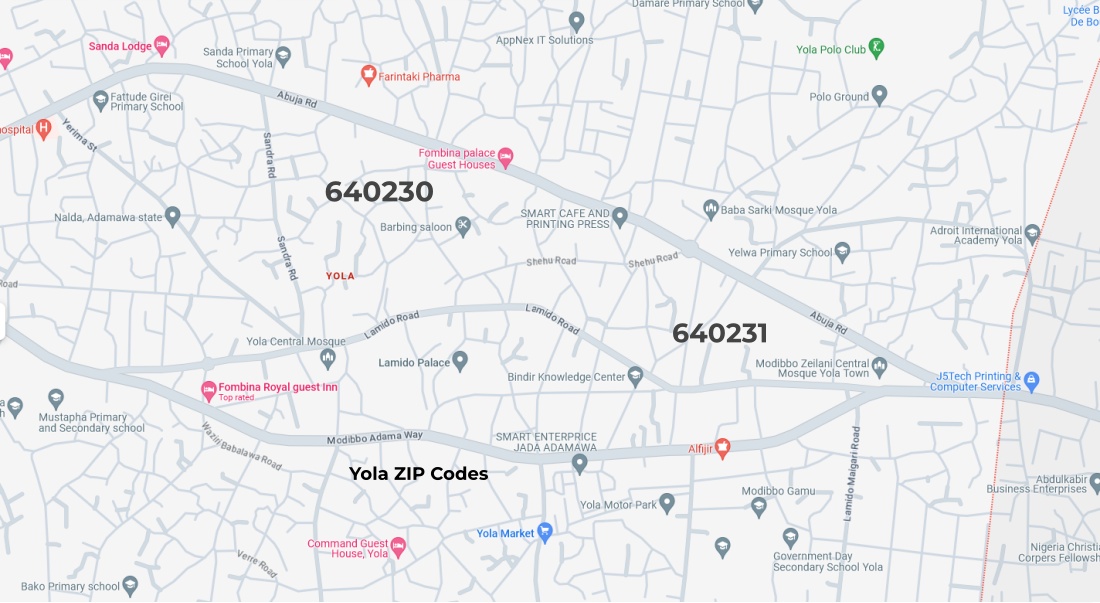 Yola ZIP Codes