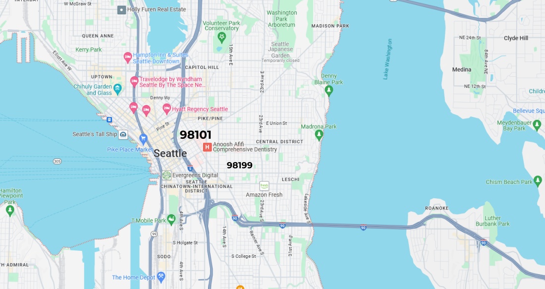 All Zip Codes for Seattle Washington - NgnPostal