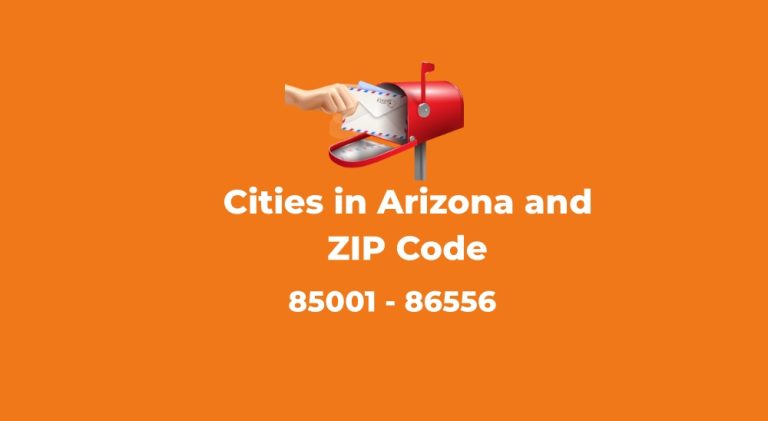 Cities in Arizona and ZIP Code