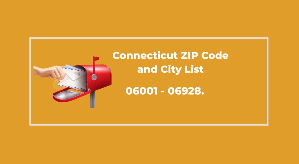 Connecticut ZIP Code and City Full List U.S.A.