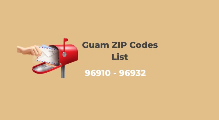 Guam ZIP Codes