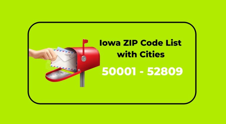 Iowa ZIP Code List with Cities