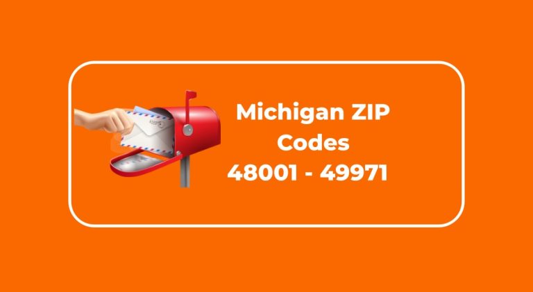 US ZIP Codes for Michigan