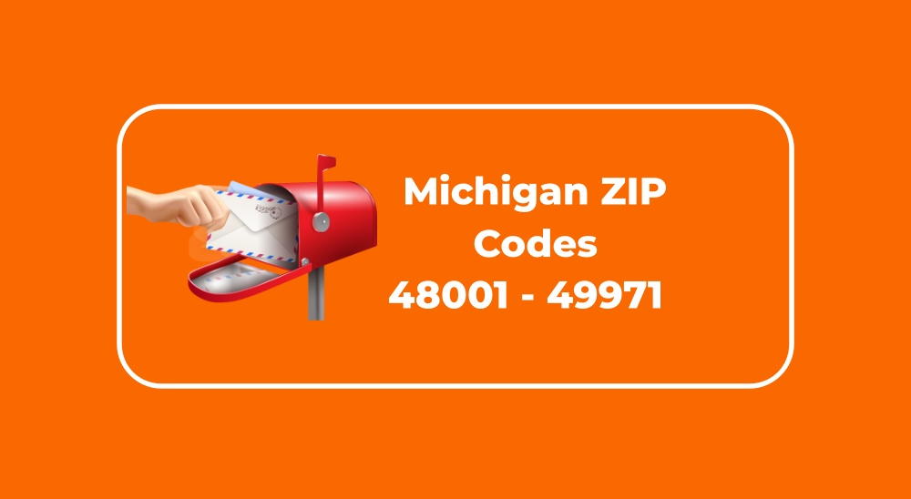 List of US ZIP Codes for Michigan