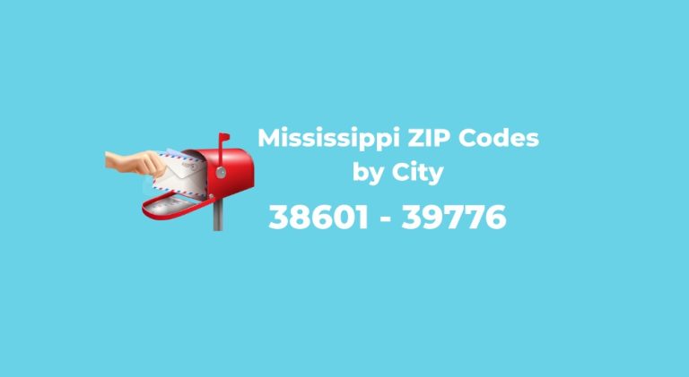 Mississippi ZIP Codes