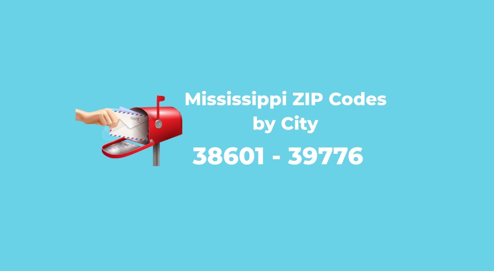 List Of Mississippi Zip Codes By City 4880