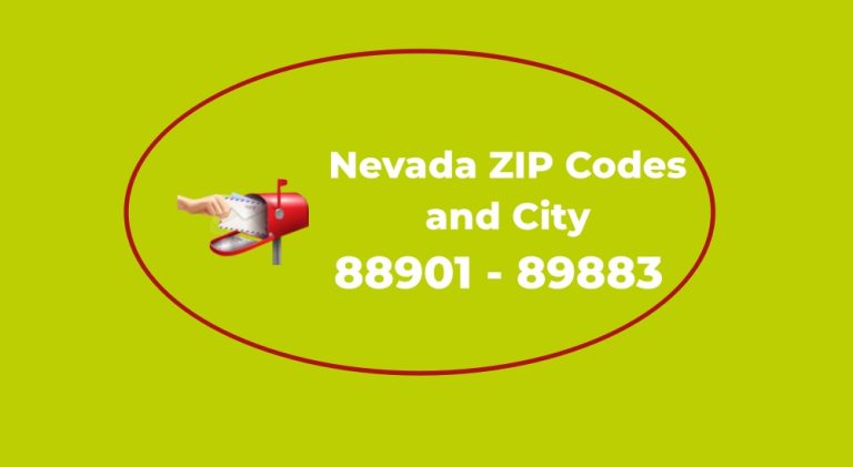 Nevada ZIP Codes and City