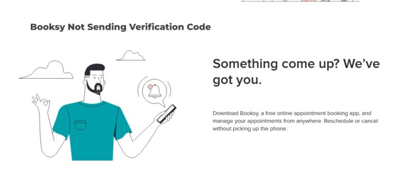 Booksy Not Sending Verification Code