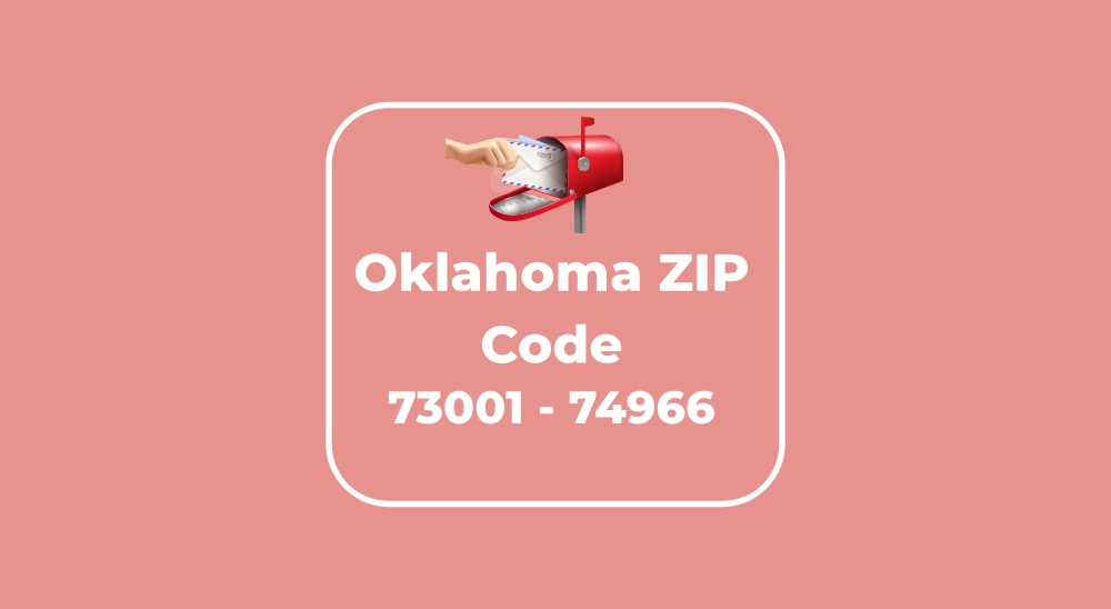 List of Oklahoma ZIP Codes and Cities