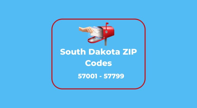 South Dakota ZIP Code