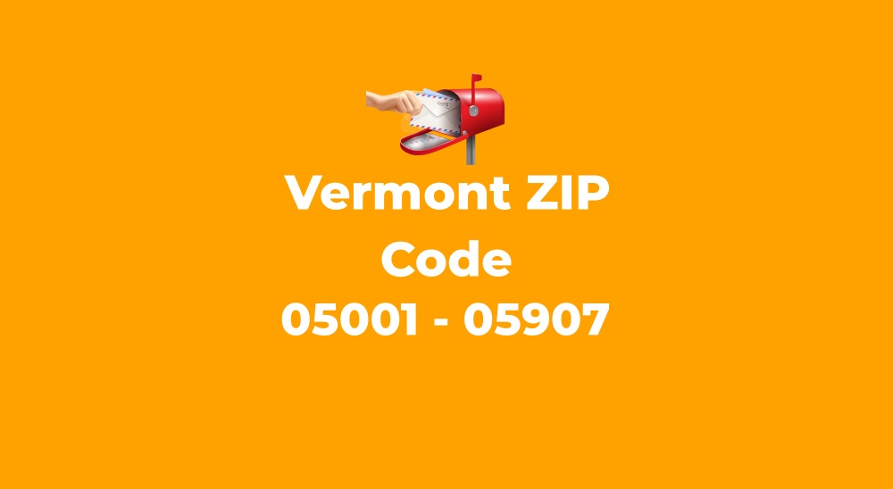 List of All Vermont ZIP Codes USA