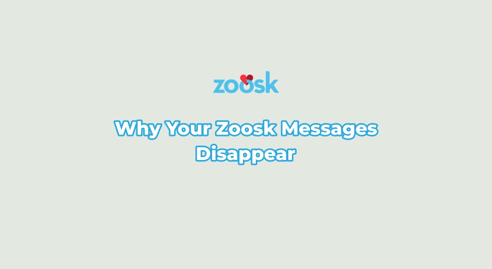 Zoosk Messages Disappear