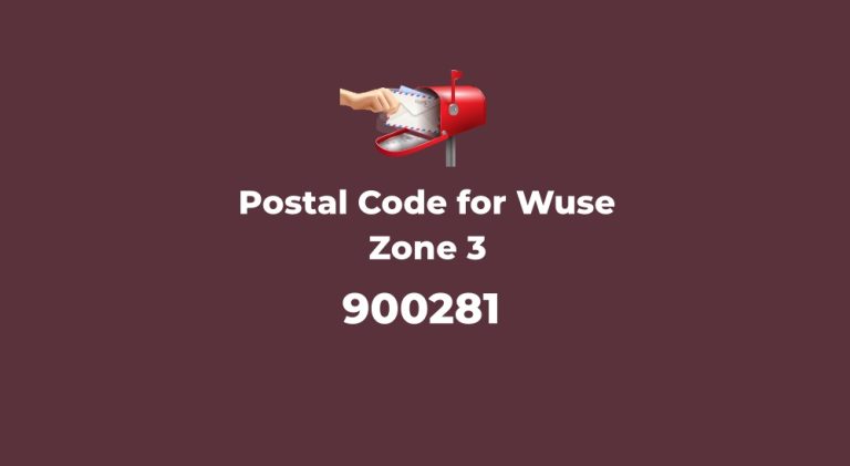 Wuse Zone 3 Postal Code