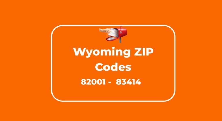 Wyoming ZIP Codes