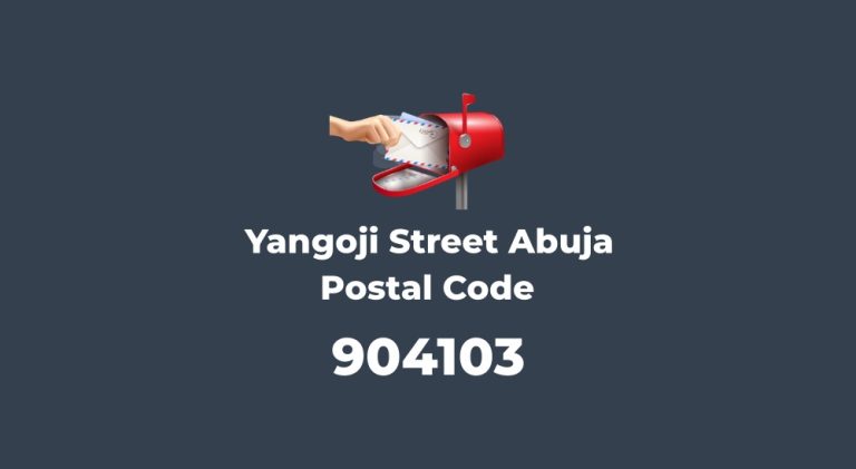 Yangoji Street Abuja Postal Code