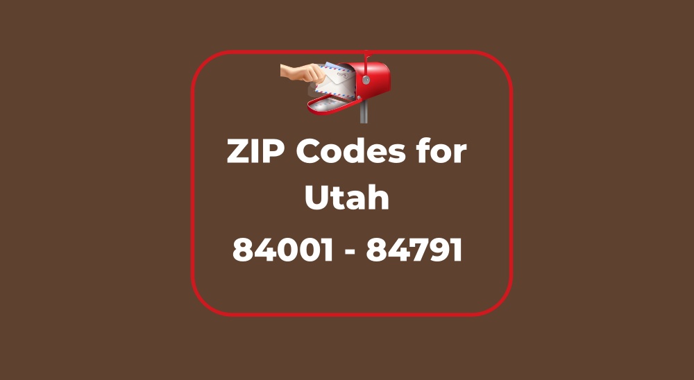 ZIP Codes for Utah